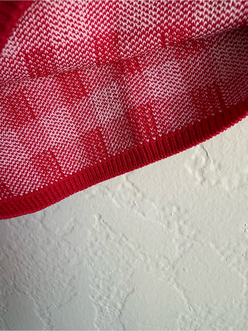 ❤️NEW entro Red and White Gingham Knit Top - Picture 6 of 9